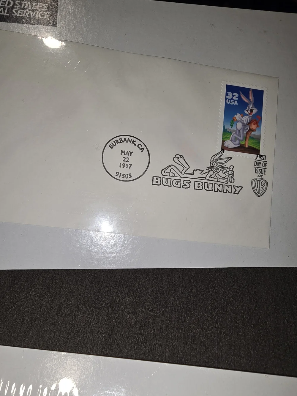 Looney Tunes First Day Cover Envelopes & Stamp Cards Collection
